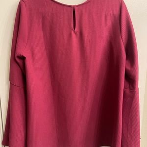 Burgundy blouse